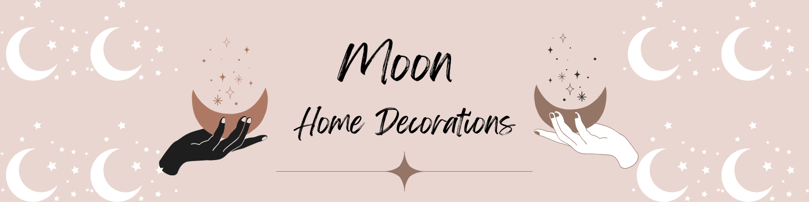 moon home decorations, moon home decor, celestial home decorations, celestial home decor